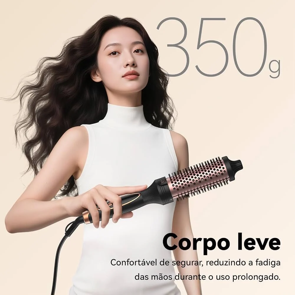 Corpo leve de apenas 350 gramas