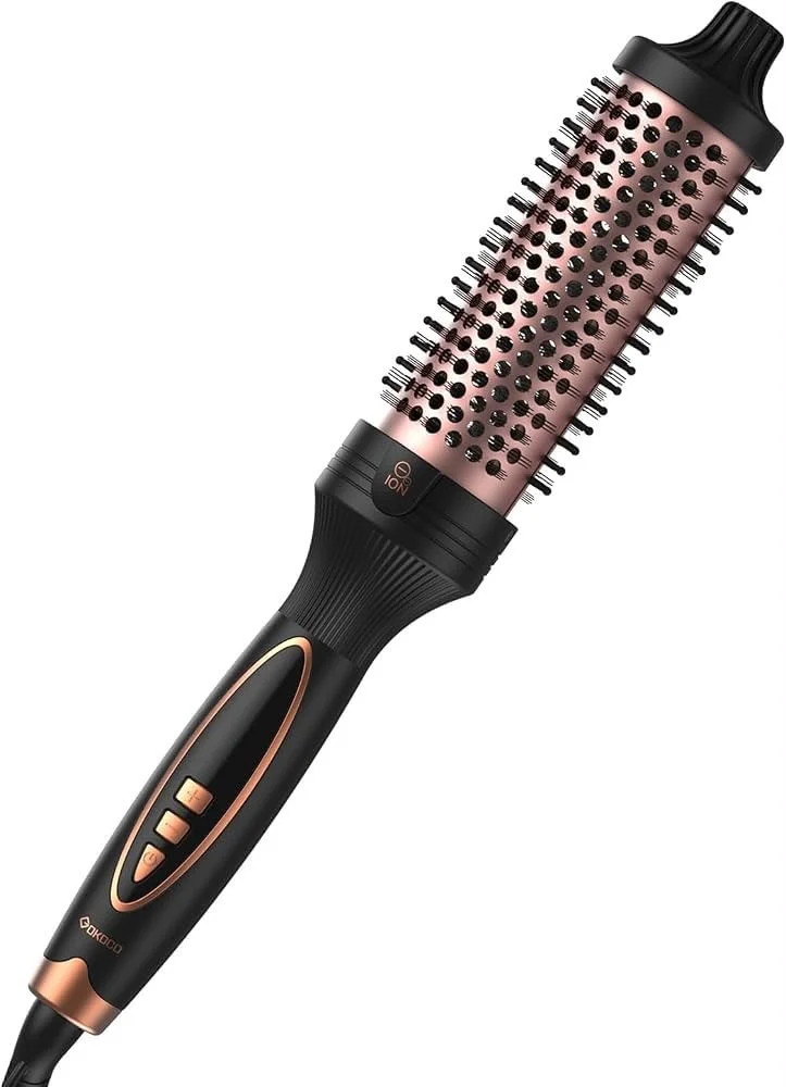 Escova Modeladora GOKOCO preta com rosé